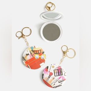 NWOT compact mirror Make Your Look  Beautiful heels 👠 lipstick 💄 on mirror.